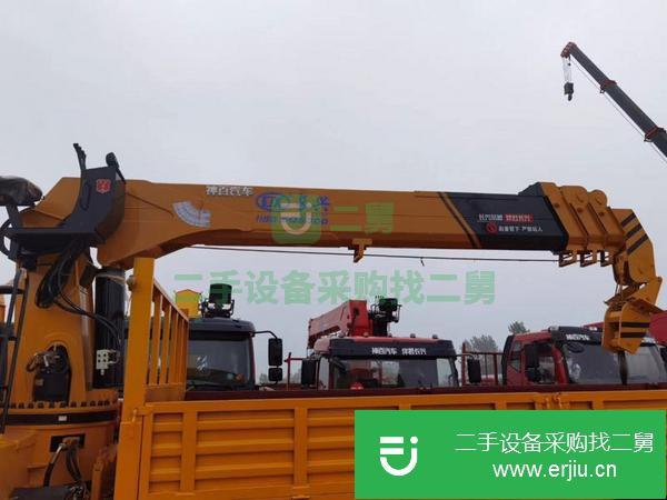 浙江出售二手東風后八輪配長興12噸四節(jié)直臂隨車吊