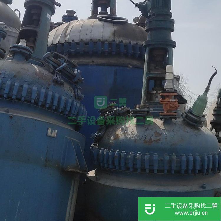山東出售二手20噸搪瓷反應釜