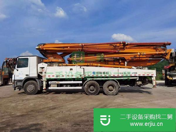 湖南出售二手奔馳三橋49米6節臂泵車
