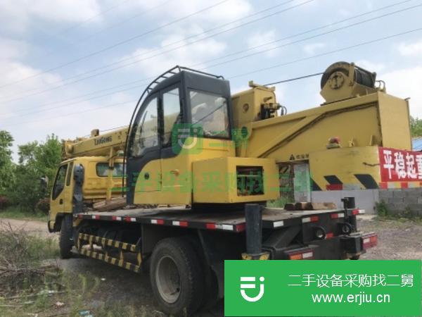 山東出售二手11年柳工八噸四節臂汽車吊
