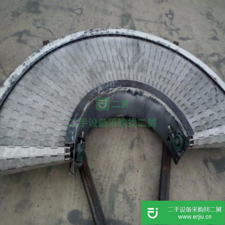 山東出售二手轉(zhuǎn)角鏈板輸送機(jī)
