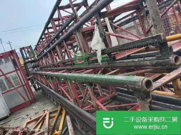 上海出售二手變頻施工電梯 60米一臺(tái)
