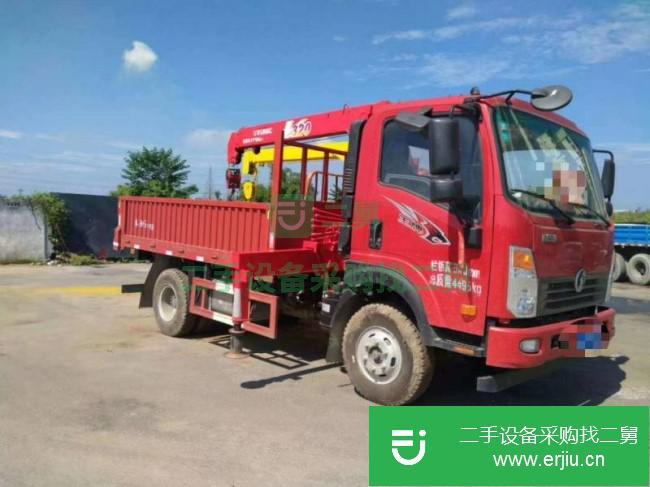 湖北出售二手重汽王牌5噸隨車吊