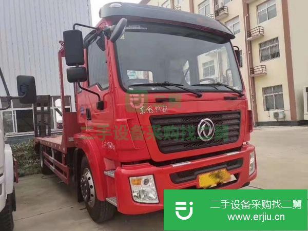 西藏出售二手黃牌平板運輸車 可承載15t挖機
