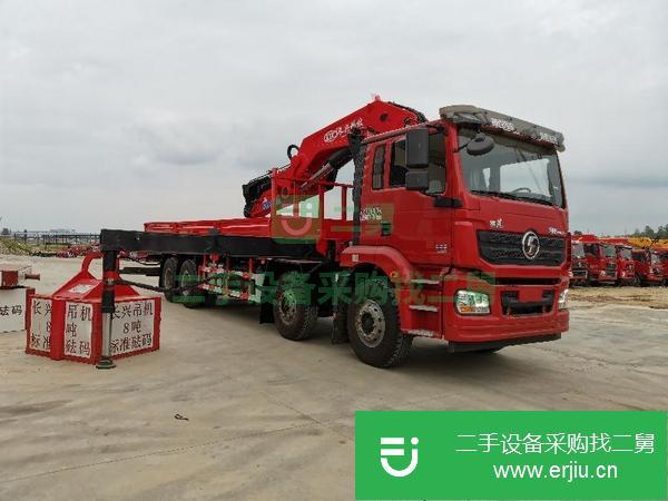 福建出售二手陜汽折臂30噸隨車吊