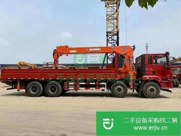 山西出售二手陜汽德龍前四后八12噸吊車 240馬力 包過戶