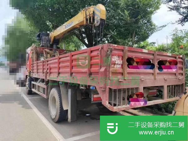 河北出售二手6.3噸藍牌隨車吊