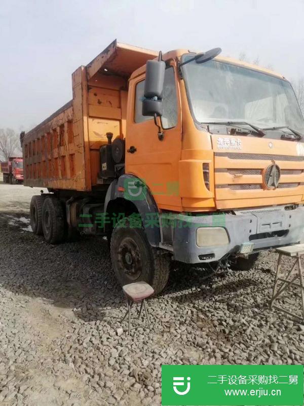 山西出售二手北奔后八輪工程自卸車