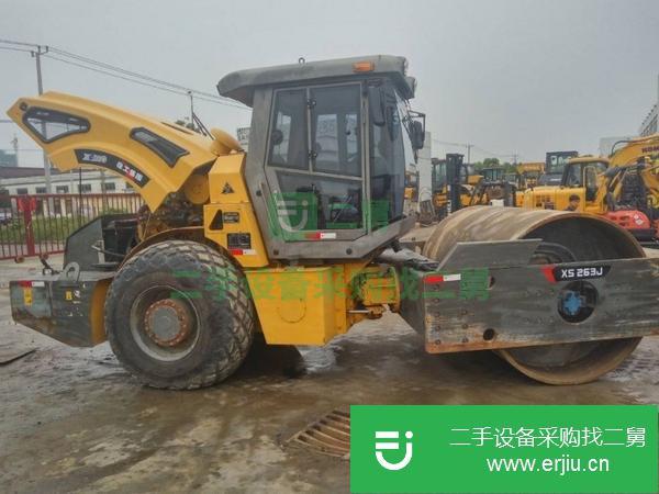 上海出售二手單鋼輪振動徐工22噸壓路機