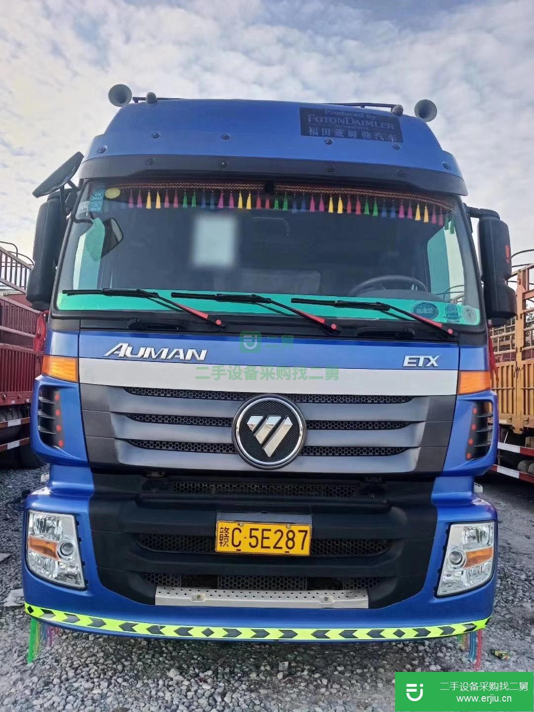 江西出售二手歐曼ETX前四后四高欄貨車