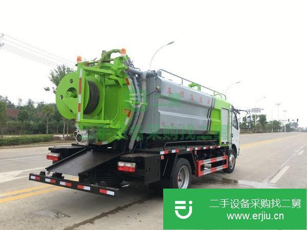 浙江出售二手國六藍(lán)盤東風(fēng)小多利卡清洗吸污車