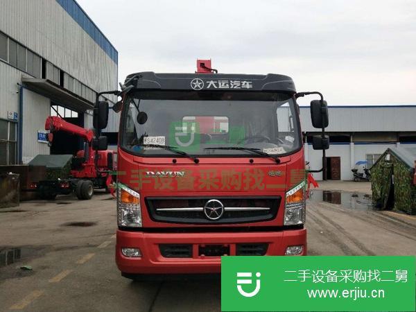 江蘇出售二手大運130馬力配6.3噸隨車吊