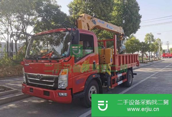 四川出售二手藍牌重汽豪曼5噸隨車吊全國分期可送車