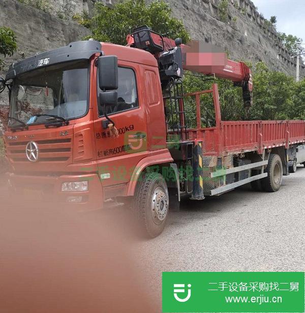 湖南出售二手18年5月三一10噸隨車吊4節臂貨箱6米國五