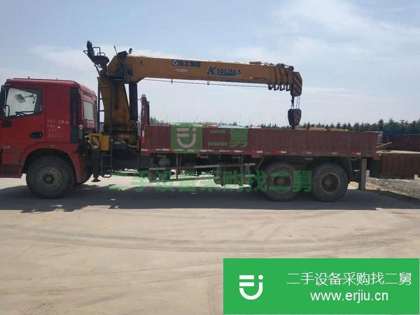 湖北出售二手徐工14噸隨車吊