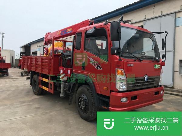 湖北出售二手重汽王牌黃牌隨車吊