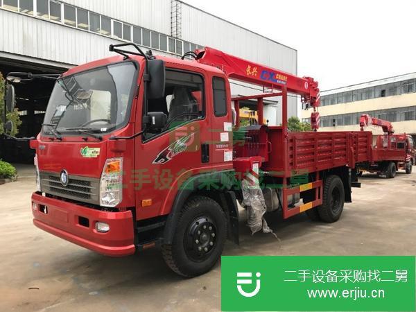 湖北出售二手重汽王牌黃牌隨車吊