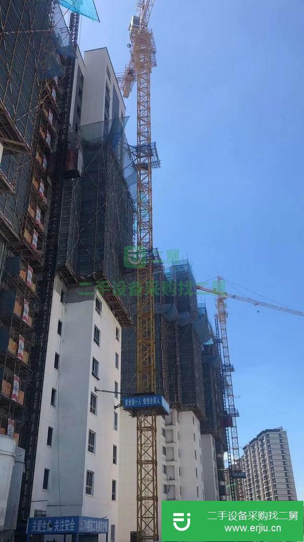 安徽出售二手天運塔吊高度18層，方管