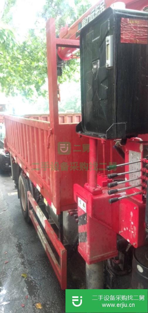 湖北出售二手藍(lán)牌重汽王牌5噸吊車