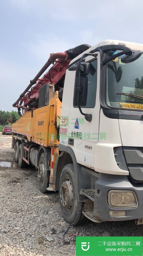 陜西出售二手三一52米泵車