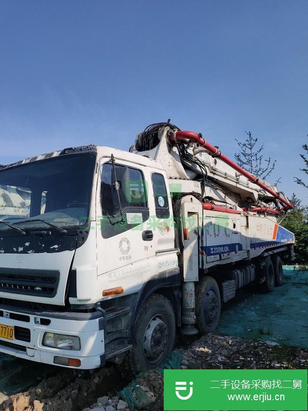 江蘇出售二手12年中聯52米泵車