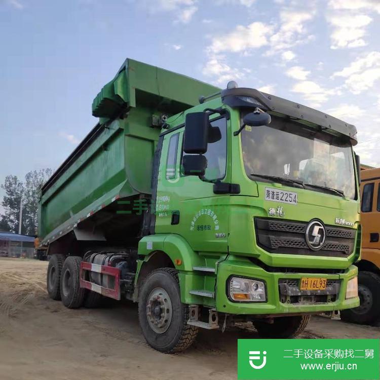 山東出售二手德龍后八輪自卸車