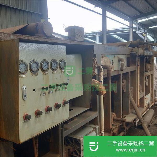 廣東出售二手洗沙泥漿脫水綠豐帶式壓濾機