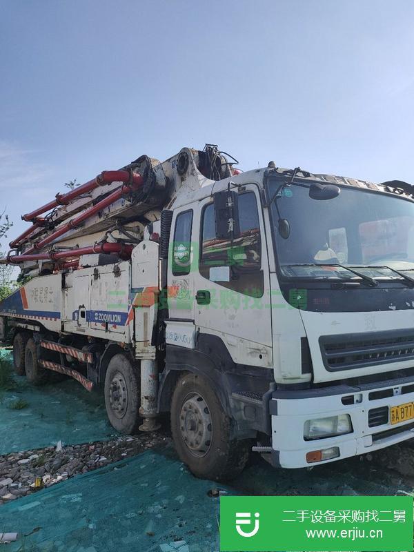 江蘇出售二手12年中聯52米泵車