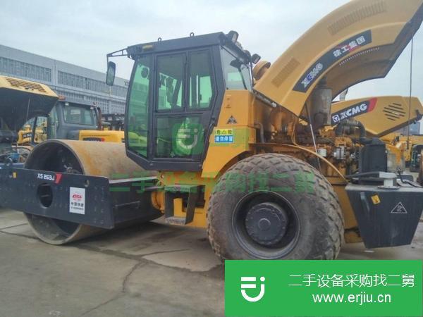 上海出售二手單鋼輪振動徐工22噸壓路機