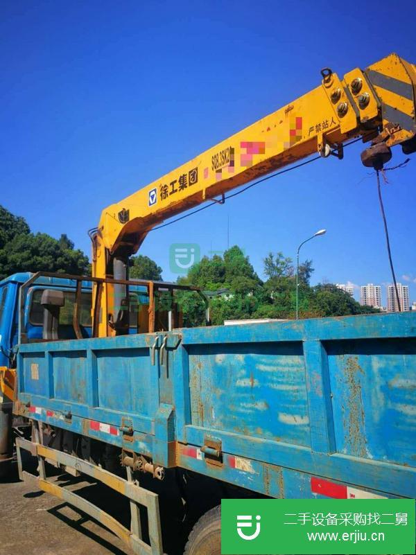 湖北出售二手徐工6.3噸國三隨車吊