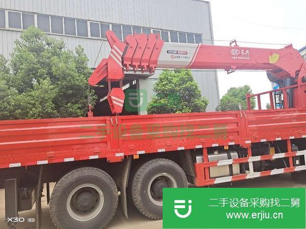 吉林出售二手陜汽德龍前四后八長興16噸隨車吊