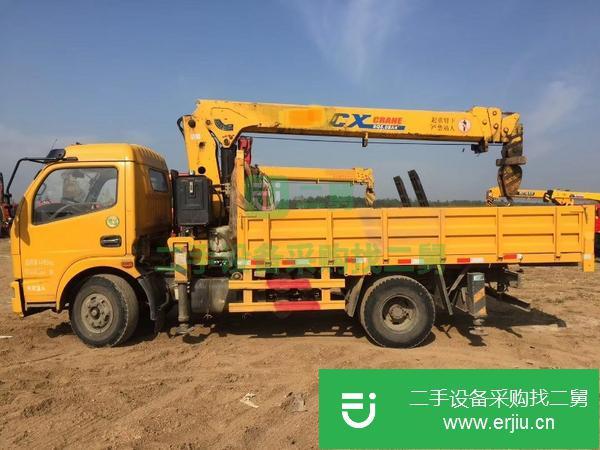 河北出售二手國五東風吊車 上裝長興5噸吊機