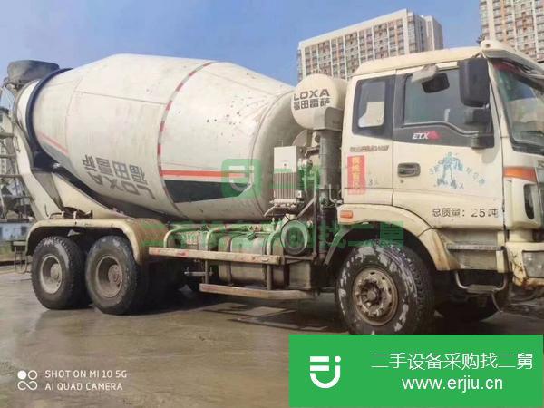 寧夏出售二手福田雷薩大12方攪拌車