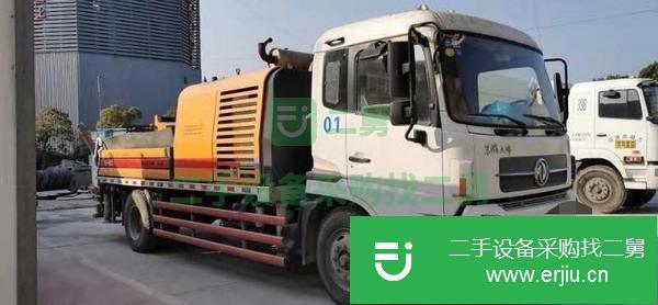 江蘇出售二手三一9018車載泵車況整齊板正
