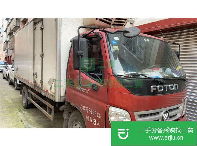 四川出售二手福田奧鈴5.2米貨箱冷藏車