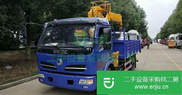 湖南出售騰宇5噸4節臂吊車，貨箱3.45米，上操作，有后支腿