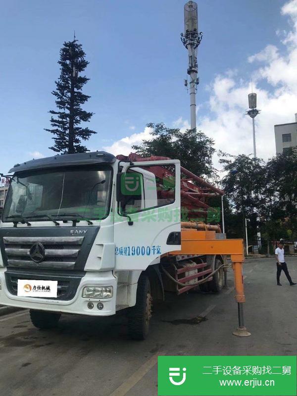 湖南出售二手14年三一25米泵車