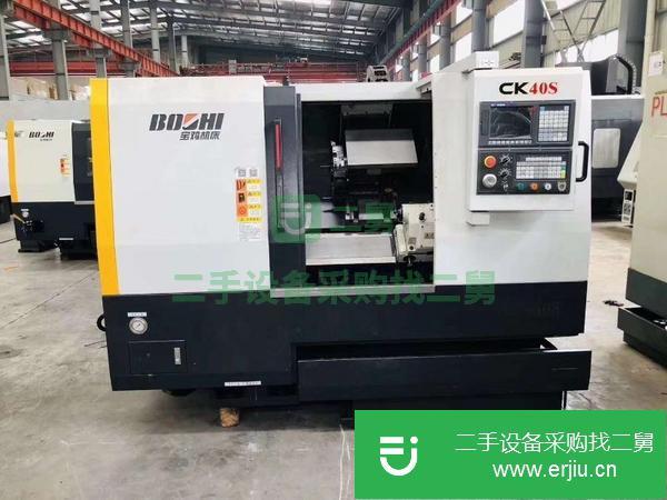 山東出售二手寶雞數(shù)控斜身車床 8寸中空液壓卡盤