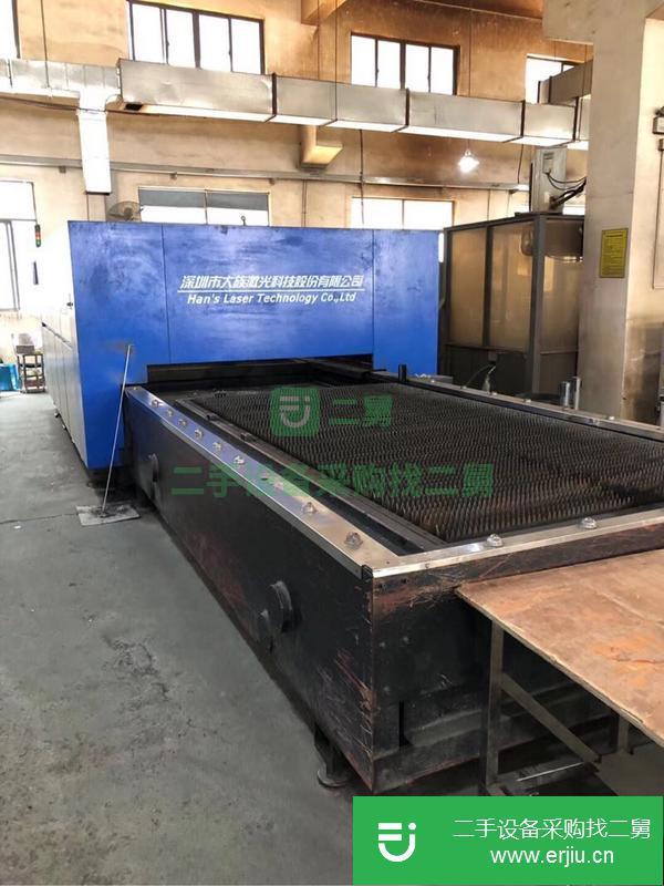 上海出售二手大族1000瓦光千激光切割機