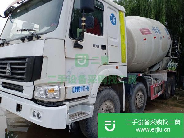 山東出售二手13年豪沃攪拌車前四后八國三大20方375馬力
