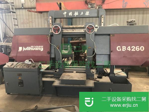 山東出售二手八成新鋸力煌龍門GB4260鋸床
