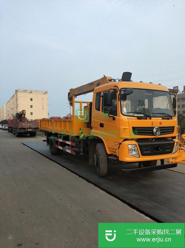 湖北出售二手東風單橋徐工八噸隨車吊