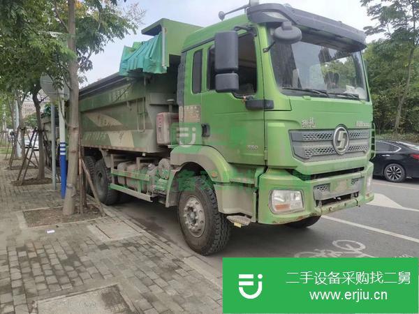 山東出售二手18年國五德龍5.8米環(huán)保箱350馬力自卸車