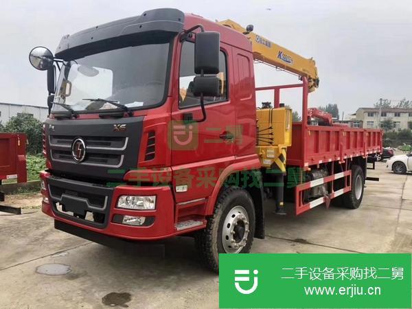 湖北出售二手陜汽軒德隨車吊配徐工6.3噸吊機