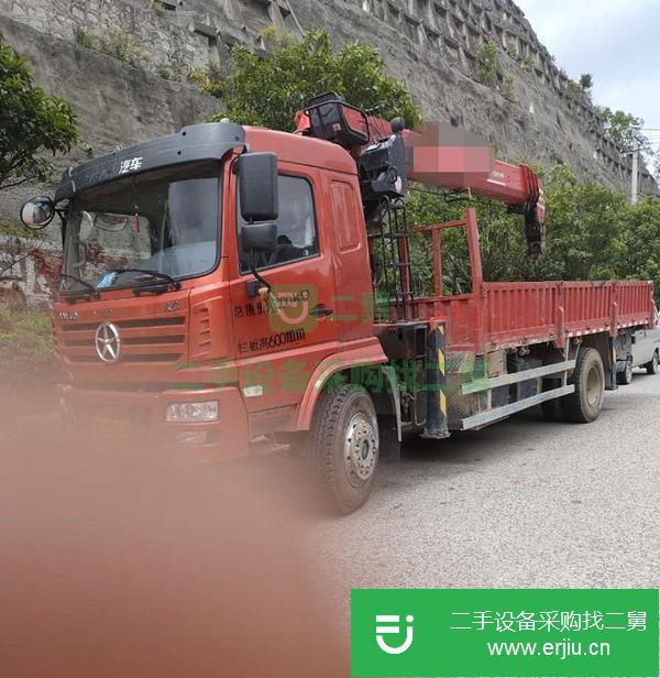 湖南出售二手18年5月三一10噸隨車吊4節臂貨箱6米國五