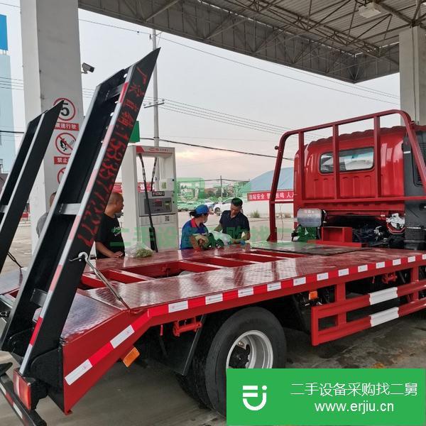 云南出售二手豪沃云內170馬力國六藍牌平板運輸車