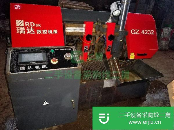 陜西出售二手瑞達(dá)4232數(shù)控鋸床