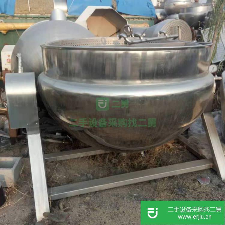 山東出售二手可傾斜電加熱夾層鍋