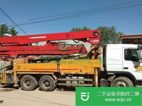 便宜河北出售二手沃爾沃36米泵車，手續(xù)齊全，