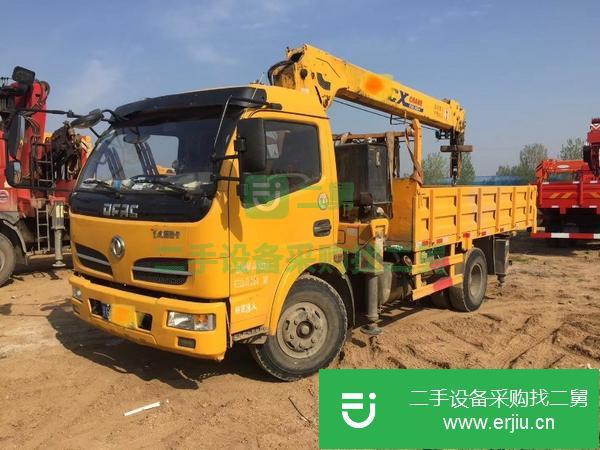 河北出售二手國五東風吊車 上裝長興5噸吊機